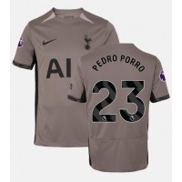 Camisa de Futebol Tottenham Hotspur Pedro Porro #23 Equipamento Alternativo 2023-24 Manga Curta